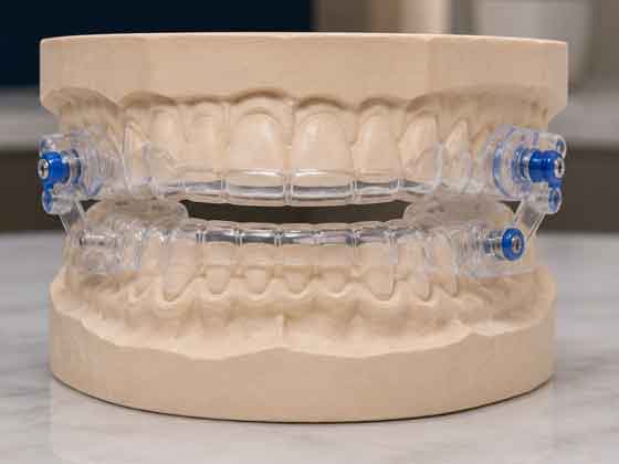 Custom mandibular advancement device for sleep apnea and snoring in Antalya