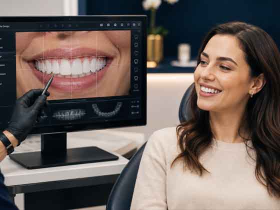 Digital smile design for a Hollywood smile makeover in Antalya